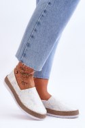 Espadryle Model Big Star LL276004 White - Step in style Step in style