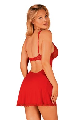 Komplet Model Luvae Babydoll Red - Obsessive Obsessive